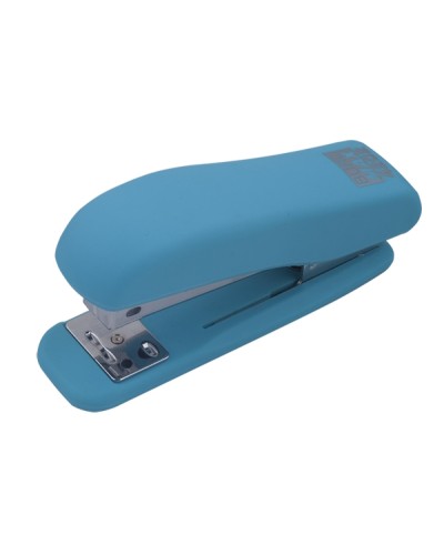 Степлер пластиковий «RUBBER TOUCH» до 20 аркушів під скобу №24; 26, синій, ТМ Buromax