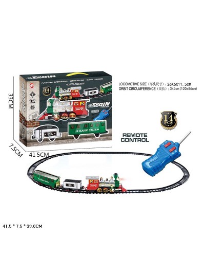 Залізниця, р/к, на батарейці, у коробці 41,5х7,5х33 см