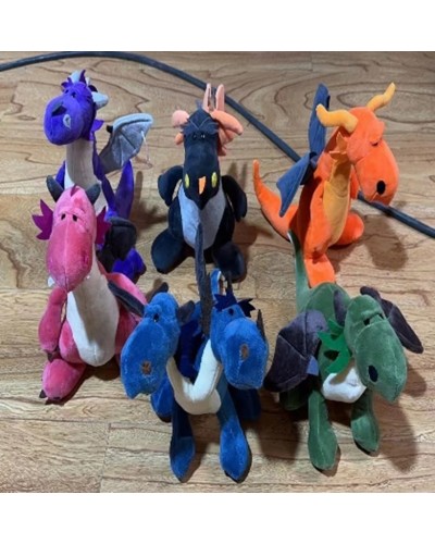 Дракон 23 см, в асортименті