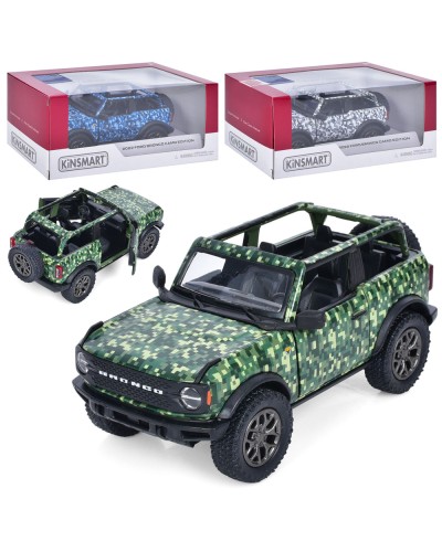 Машина «Джип» 13 см металевий інерційний з гумовими колесам та дверима, що відчиняються, в асортименті, у коробці 16х7,5х8 см, Kinsmart