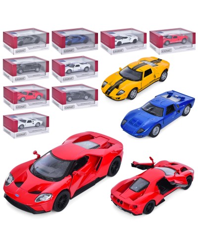 Машина 13 см металева інерційна з дверима, що відкриваються, гумовими колесами, в асортименті, у коробці 16х7,5х8 см