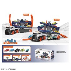 Паркінг, 5 машинок, інерція, знизу паркінг, у коробці 52х17х21 см