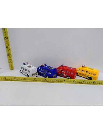 Автобус інерційний, в асортименті, у пакеті 15х5х6 см