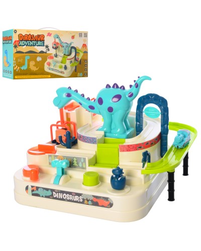 Трек «Динозавр» та 2 інерційні паровози з рухомими деталями, у коробці 49,5х27х14 см