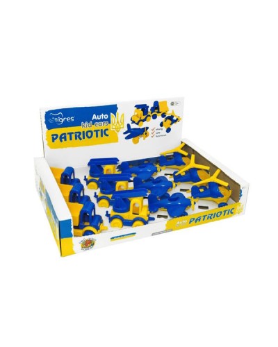 Машина «Kid cars. Патріотичний» інерційна, в асортименті, 12 шт. у боксі, ТМ Тигрес
