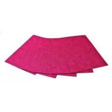 Фоаміран А4 товщиною 2 мм 5 аркушів з глітером, фуксія, ТМ Мандарин