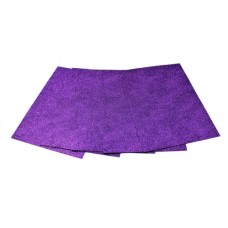 Фоаміран А4 товщиною 2 мм 5 аркушів з глітером, фіолетовий, ТМ Мандарин