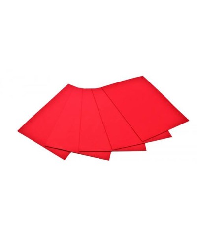 Фоаміран А4 товщиною 2 мм 5 аркушів, червоний, ТМ Мандарин