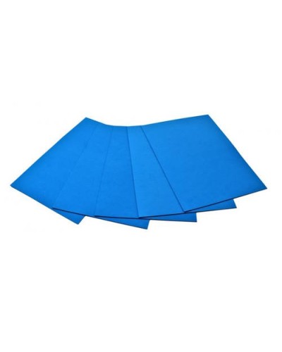 Фоаміран А4 товщиною 2 мм 5 аркушів, блакитний, ТМ Мандарин