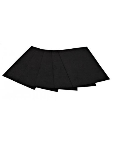 Фоаміран А4 товщиною 2 мм 5 аркушів, чорний, ТМ Мандарин