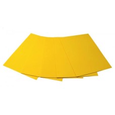 Фоаміран А4 товщиною 2 мм 5 аркушів, жовтий, ТМ Мандарин