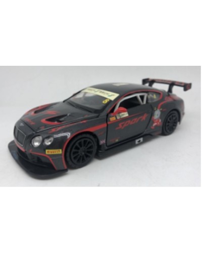 Машина «Bentley Continental GT3 Concept» 11,5 см 1:43 металева з дверима що відкриваються та гумовими колесами, у коробці 14,5х6,5х7 см, АВТОПРОМ