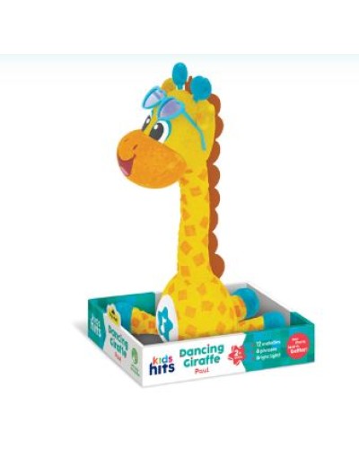 Жираф-повторюшка музичний, інтерактивний, на планшетці 11х34х14 см