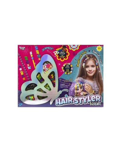 Креативна творчість «Hair Styler. Fashion» метелик, у коробці 37х26х4 см, ТМ Данко Тойс