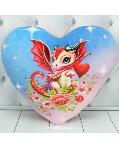 Подушка «Дракоша 1» 30х18 см, ПП Копиця