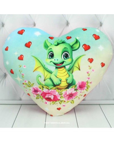 Подушка «Дракоша 3» 30х18 см, ПП Копиця