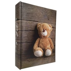 Фотоальбом «Bear 4» на 200 фото 10х15см з паперовими аркушами та обкладинкою з ламінованого картону, 22х22 см