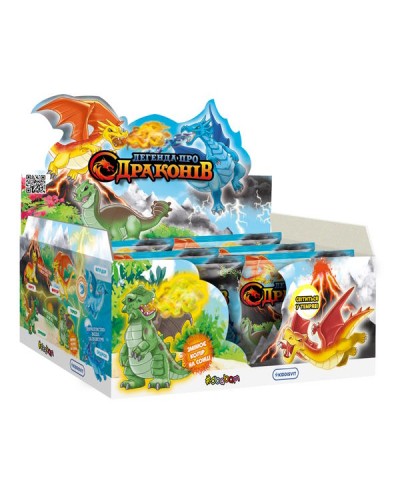 Стретч-іграшка у вигляді міфічної тварини «Легенда про драконів», в асортименті, у дисплеї