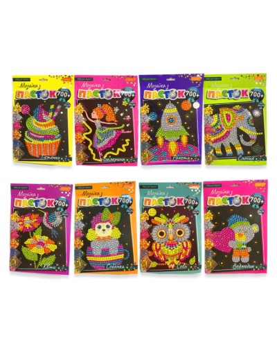 Набір для творчості серія «Мозаїка з паєток» в асортименті, ТМ Апельсин