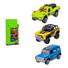 Набір з 3 металевих машин, в асортименті, у коробці 22,5х11х4,2 см, АВТОПРОМ