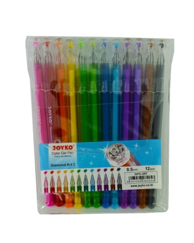 Набір гелевих ручок «iDiamond», 12 кольорів, ТМ Joyko