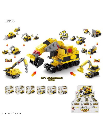 Конструктор, в асортименті, у дисплей боксі 21х14,3х7,2 см