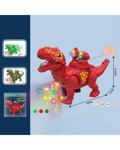 Тварина музична «Динозавр», світло, в асортименті, у пакеті 26х7,5х13,5 см