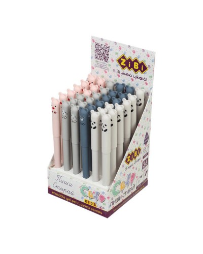 Ручка «CUTE» гелева пиши-стирай 0,5 мм, KIDS Line
