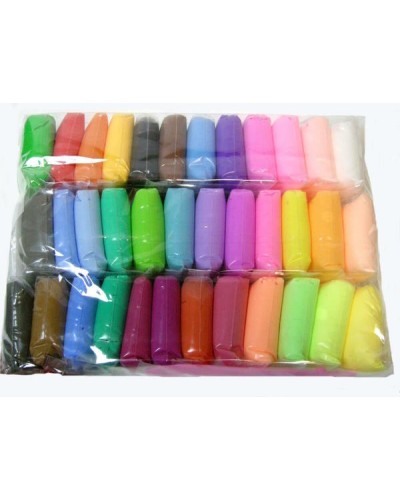 Повітряний пластилін зі стеками на 36 кольорів 324 грами, Hipe