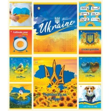 Зошит, 36 аркушів, клітинка, «Україна мікс», ТМ Тетрада