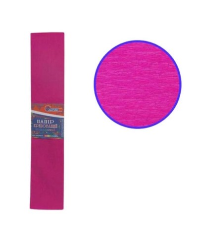 Гофро-папір 110% 50х200 см 20 г/м2 малиновий, ТМ J.Otten