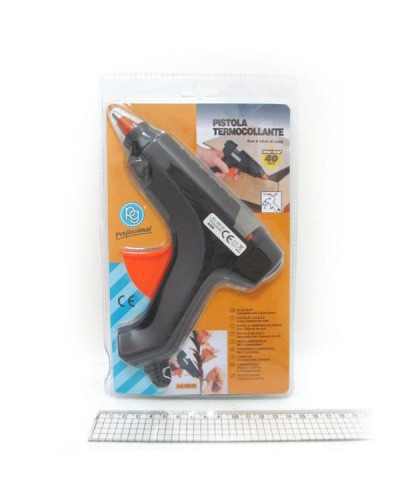 Пістолет для термоклею «Work» 40W під стрижні діаметром 1,1 см з евророзеткою, ТМ J.Otten