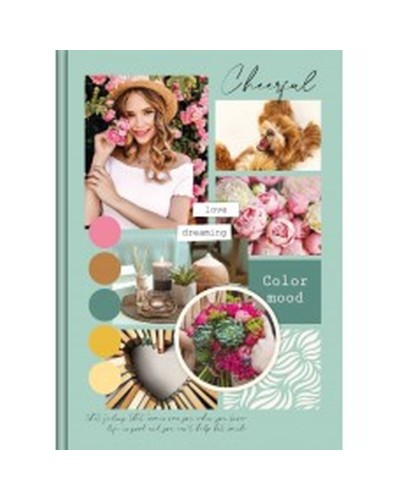 Блокнот «COLOR MOOD» А5 на 64 аркуші у лінію з твердою ламінованою обкладинкою, ТМ Рюкзачок