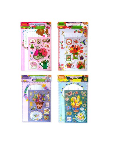 Набір для творчості «Листівка до 8 березня своїми руками», ТМ Апельсин