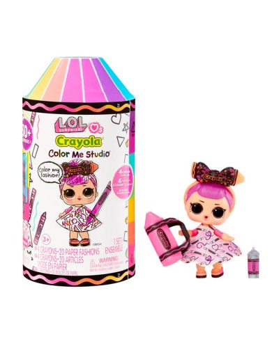 Ігровий набір з лялькою LOL Surprise! серії «Crayola» Кольоринки, з аксесуарами, у коробці