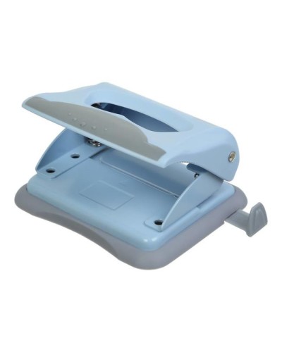 Діркопробивач «PASTEL» до 20 аркушів пластиковий блакитний, ТМ Buromax