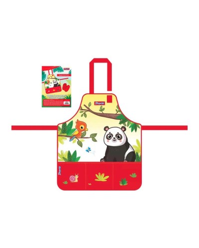 Фартух для творчості «Zoo Land» 54х47 см з нарукавниками, ТМ 1 Вересня