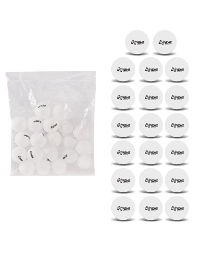 Набір м'ячиків для настільного тенісу 40 мм, 20 штук у пакеті