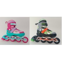 Ролики розміром 38-41 на металевій рамі з колесами PU що світлом, в асортименті