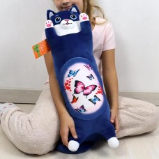 М`яка іграшка «Друзяка-обіймака Котик 01» 65 см, ПП Копиця