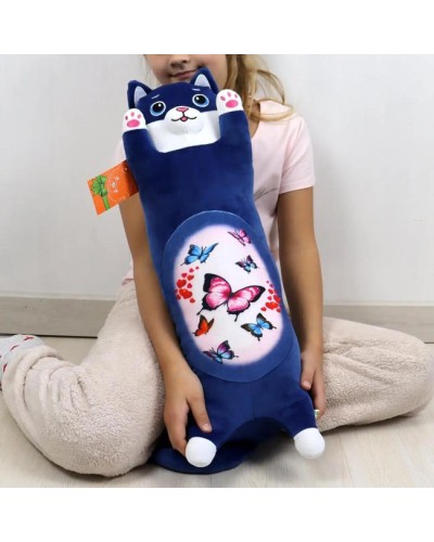 М`яка іграшка «Друзяка-обіймака Котик 01» 65 см, ПП Копиця