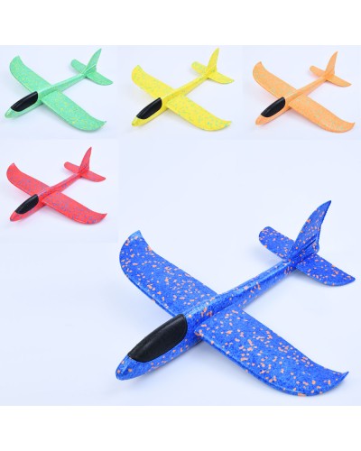 Літак 47 см пінопластовий, в асортименті, у пакеті 13х47х4,5 см