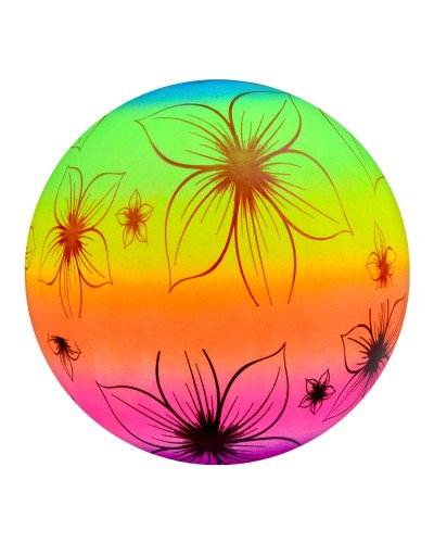 М'яч дитячий «Веселка» 9 дюймів з ПВХ вагою 57-63 г, в асортименті, у пакеті