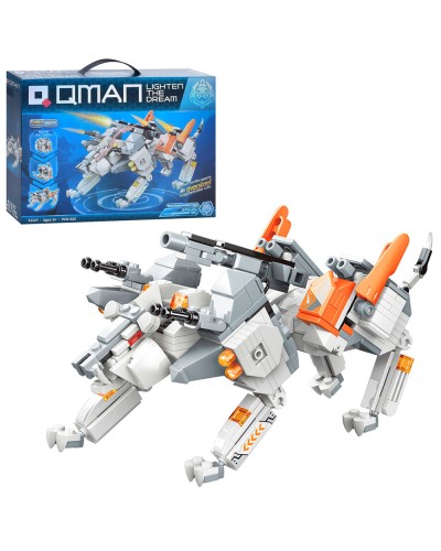 Конструктор «Білий тигр» на 525 деталей, у коробці 37х27,5х6,5 см