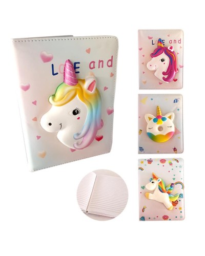 Блокнот з аплікацією «Сквіш» А5 на 80 аркушів у лінію, в ассортименті, ТМ Leader