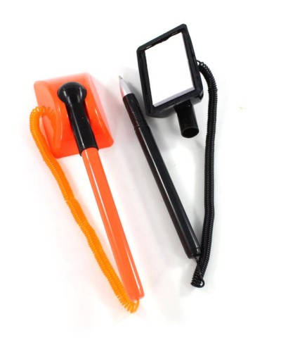 Ручка кулькова, синя, 0, 5мм., на підставці,ТМ Leader