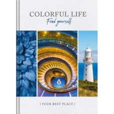 Канцелярська книга «COLORFUL LIFE» А4 на 176 аркушів у клітинку з твердою ламінованою обкладинкою, в асортименті, ТМ Рюкзачок