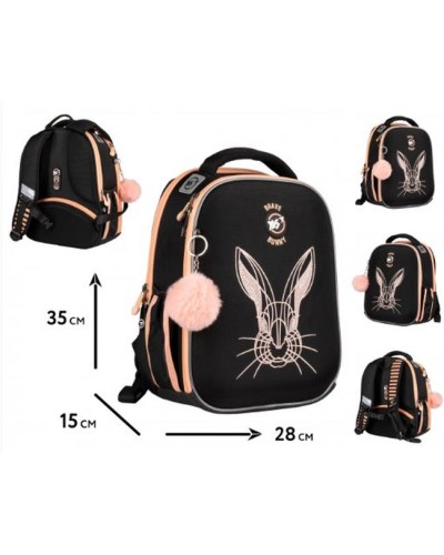 Рюкзак « Brave Bunny» каркасний 35х28х17 см, ТМ YES
