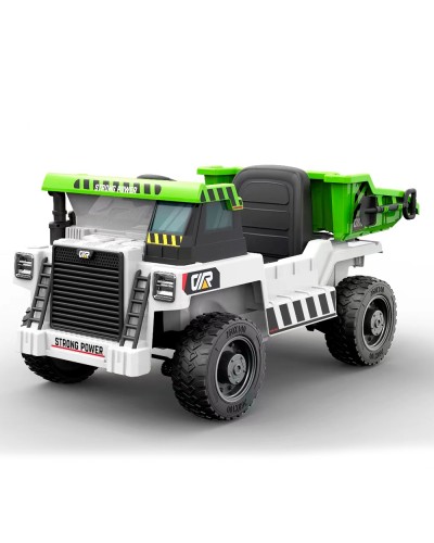 Вантажівка 2,4G, 4 мотори, 1акумулятор 12V 9AH, шкіряне сидіння, MP3, USB, р/к пульт, колеса EVA