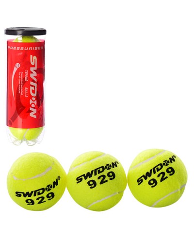 Набір тенісних кульок 65 мм, у тубі